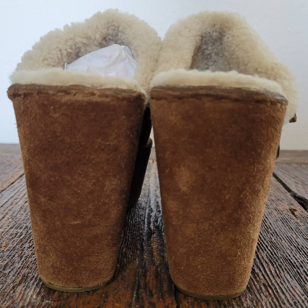 Kors Michael Kors Winston Shearling and Leather Mules - Picture 6 of 8